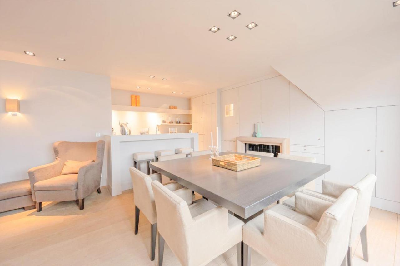 Luxe duplex villa8p in cottagestijl met wellness Knokke-Le-Zoute Extérieur photo