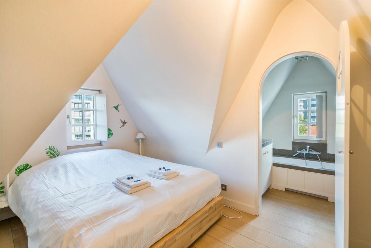 Luxe duplex villa8p in cottagestijl met wellness Knokke-Le-Zoute Extérieur photo
